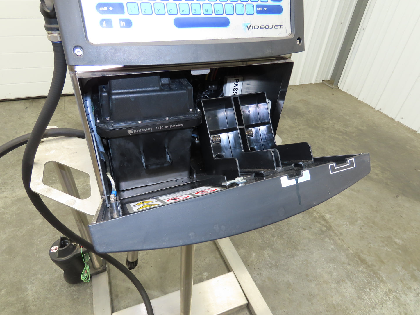 Videojet 1710 Color Pigment Inkjet Printer Coding Machine Single Print Head