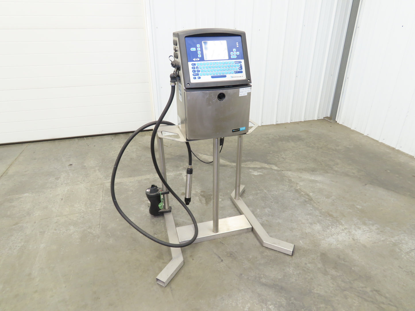 Videojet 1710 Color Pigment Inkjet Printer Coding Machine Single Print Head