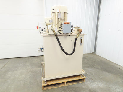 Parker PVP10030B2R6B3M10 Hydraulic Power Unit 45GPM 3000PSI 150 Gal Water Cooled