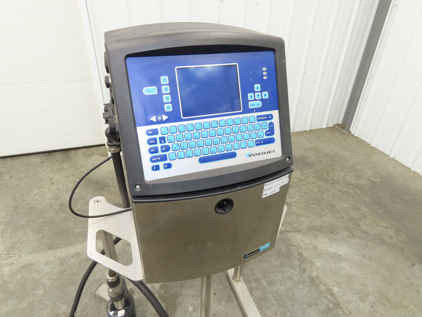 Videojet 1710 Color Pigment Inkjet Printer Coding Machine Single Print Head