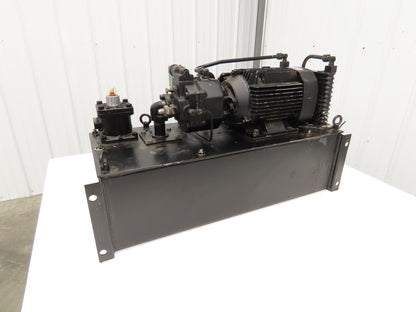Yuken AR22-FR01B-20 Hydraulic Power Unit 10 Gal 10 GPM 1020psi 2.2kw 220V 3PH