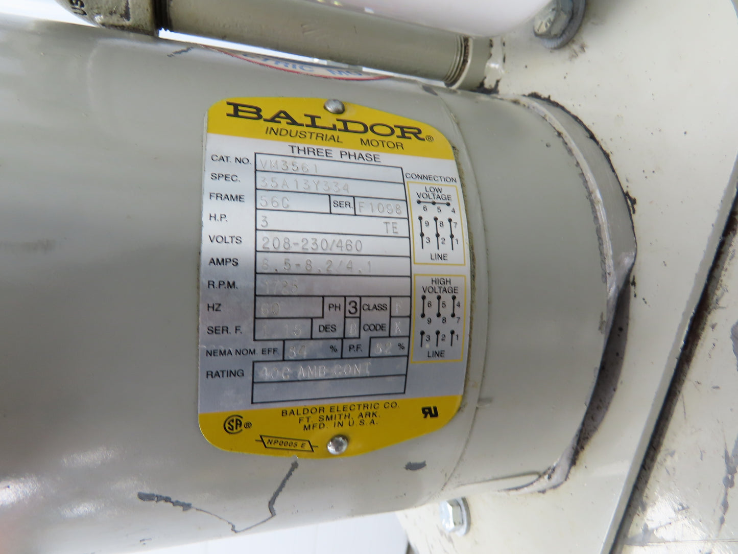 Tec Hackett PFG-40-10A3 Hydraulic Power Unit 10Gal 4GPM 1250PSI 3Hp 230/460V 3PH