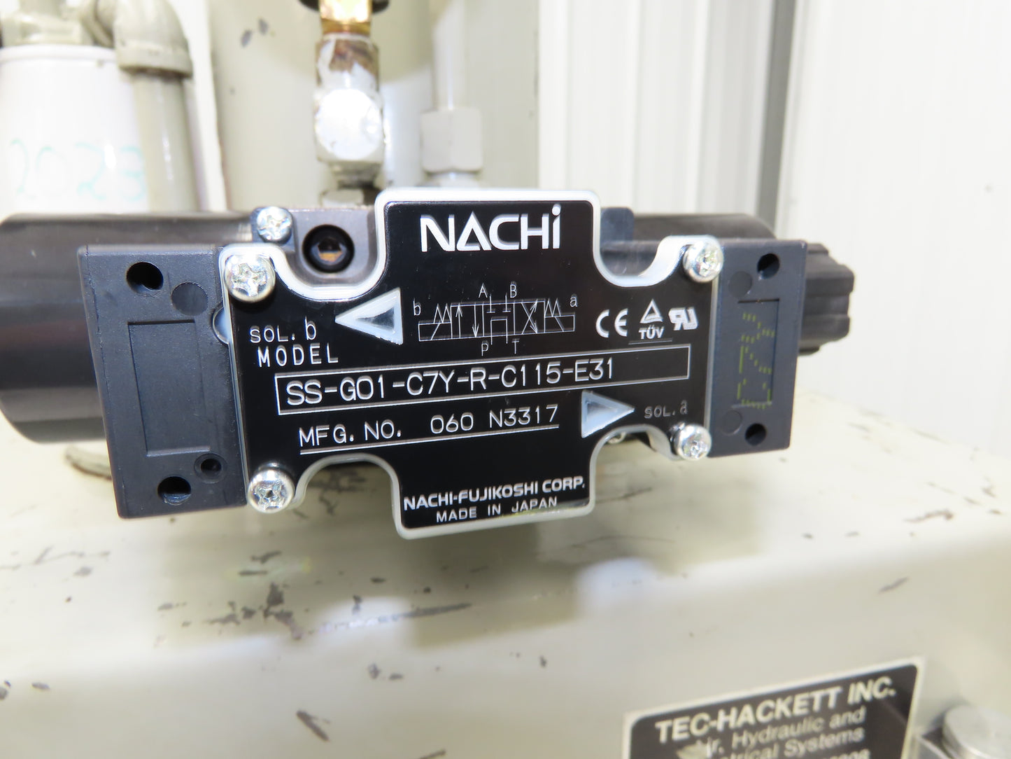 Tec Hackett PFG-40-10A3 Hydraulic Power Unit 10Gal 4GPM 1250PSI 3Hp 230/460V 3PH