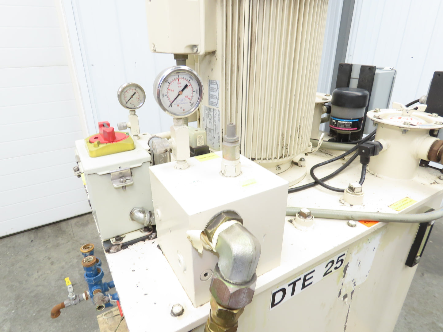 Parker PVP76302R6A4M11 Hydraulic Power Unit 35GPM 3000PSI 150 Gal Water Cooled