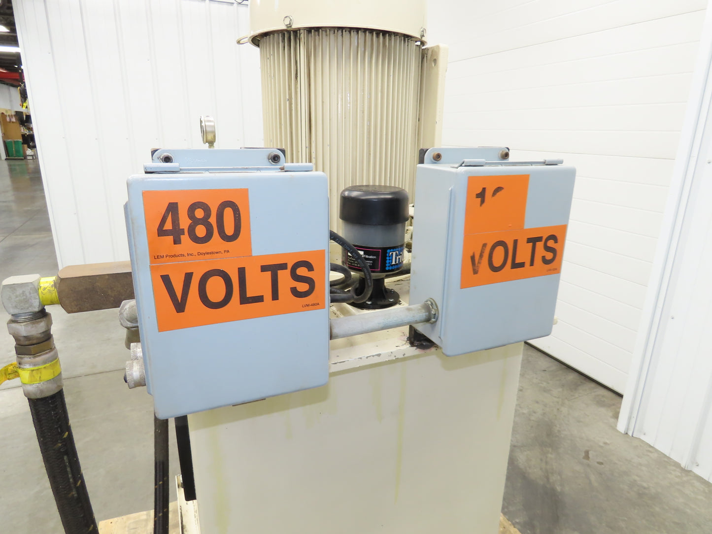 Parker PVP76302R6A4M11 Hydraulic Power Unit 35GPM 3000PSI 150 Gal Water Cooled