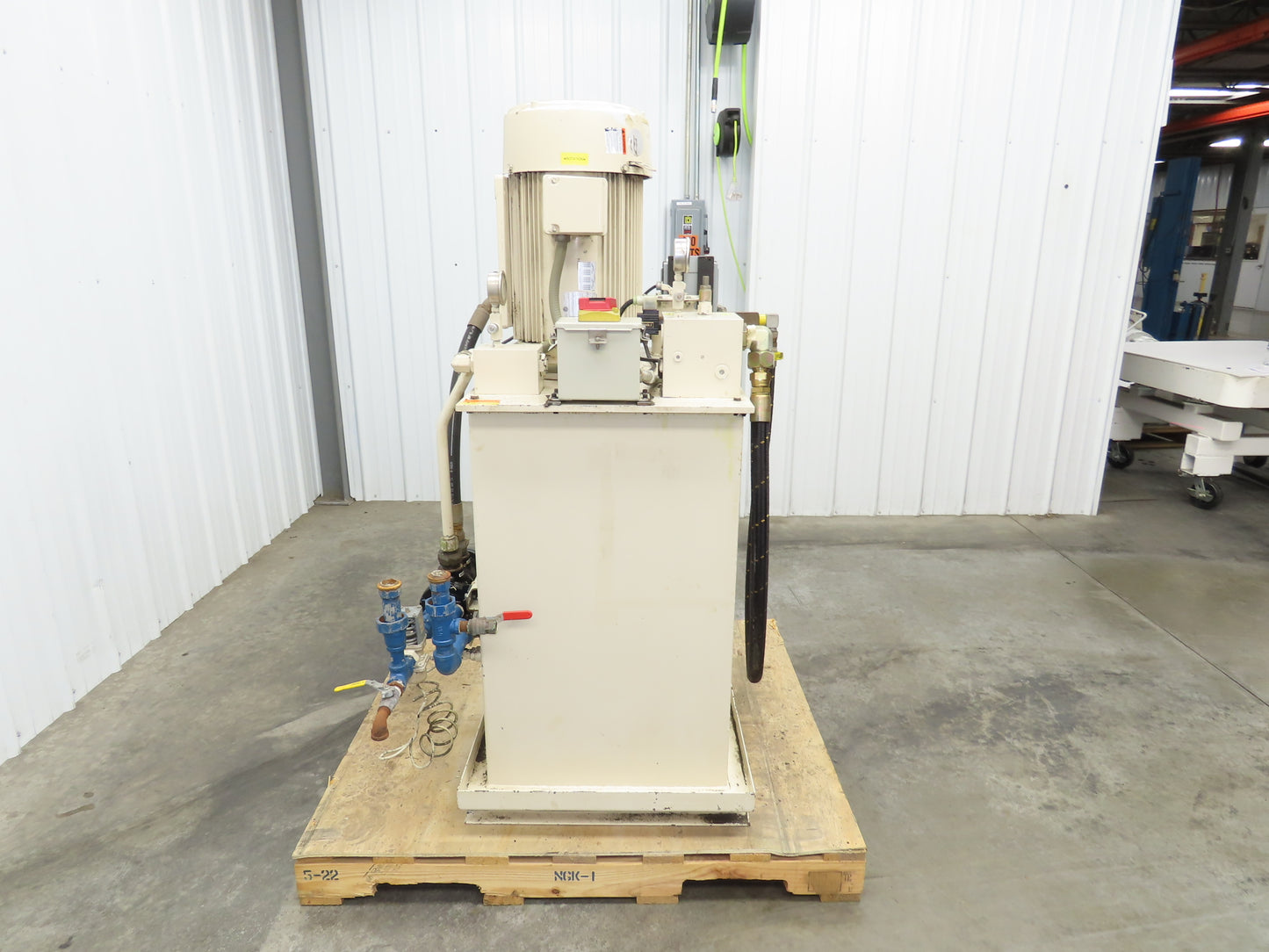 Parker PVP76302R6A4M11 Hydraulic Power Unit 35GPM 3000PSI 150 Gal Water Cooled