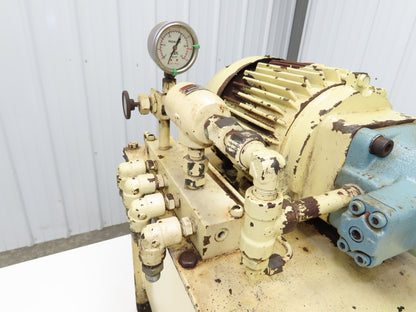 Nachi VDR-1B-1A2-13 Hydraulic Power Unit Variable Pump 18 Gal 6gpm 1.5kw 460V