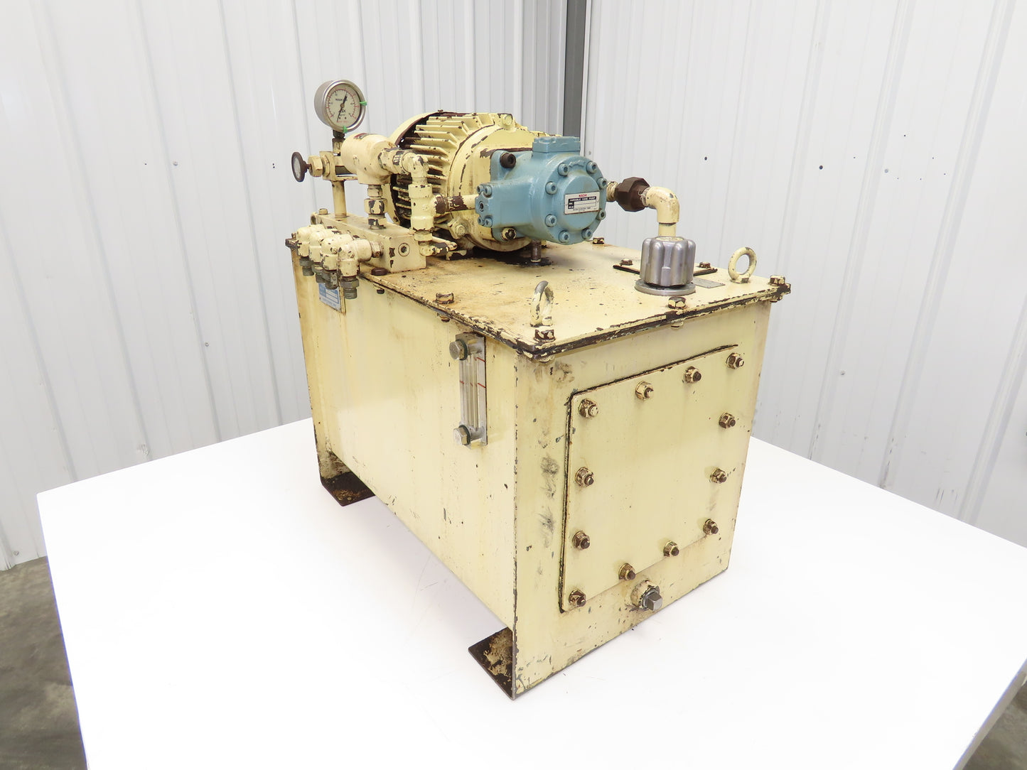 Nachi VDR-1B-1A2-13 Hydraulic Power Unit Variable Pump 18 Gal 6gpm 1.5kw 460V