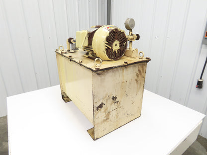 Nachi VDR-1B-1A2-13 Hydraulic Power Unit Variable Pump 18 Gal 6gpm 1.5kw 460V