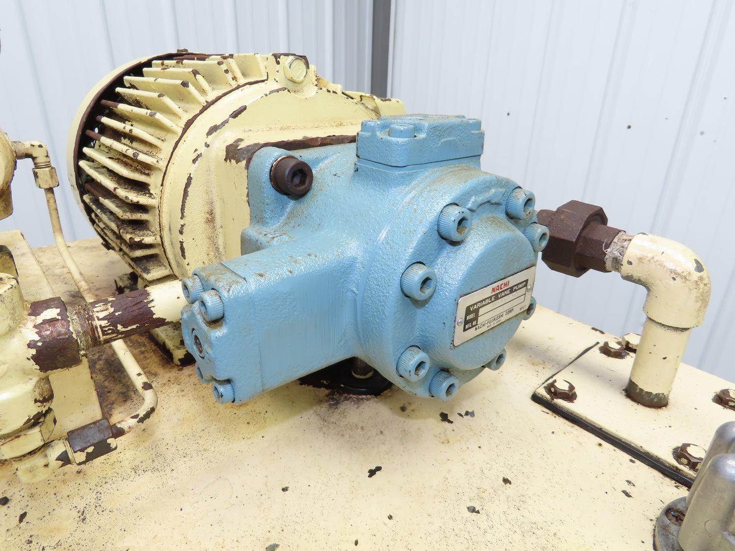 Nachi VDR-1B-1A2-13 Hydraulic Power Unit Variable Pump 18 Gal 6gpm 1.5kw 460V