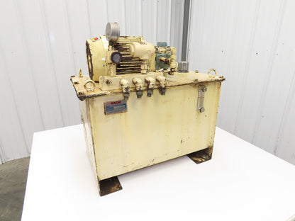 Nachi VDR-1B-1A2-13 Hydraulic Power Unit Variable Pump 18 Gal 6gpm 1.5kw 460V