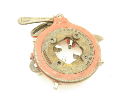 Ridgid 811 Die Head Universal Quick Opening 1/8"-2" NPT 1/4"-2" Bolt