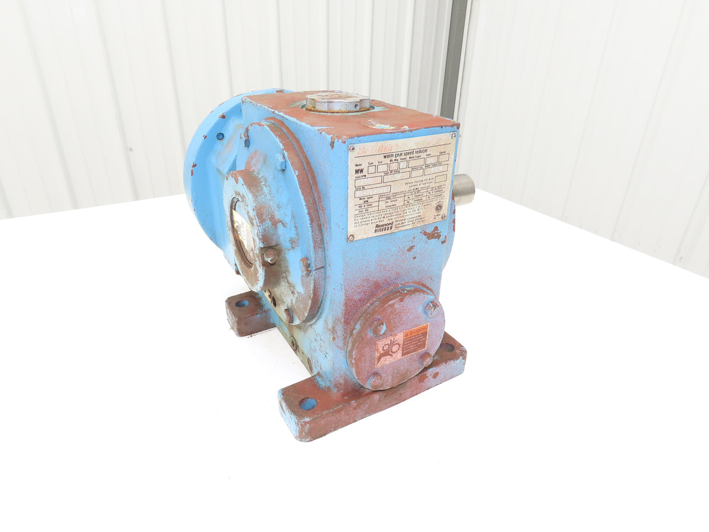 Link-Belt MW H 85 Worm Gear Reducer 90:1 Gearbox 20rpm 1.8Hp 180T LH Output