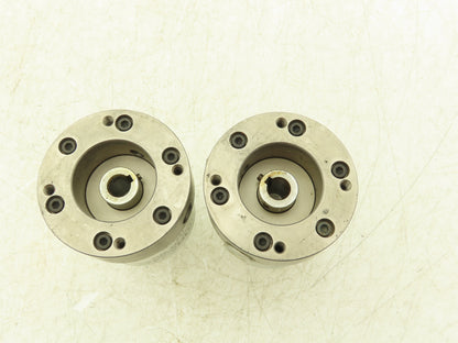 Kamo BR50SH-18S-S226 Ball Type Gearhead 18:1 Inline Reducer 8mm x 10mm Lot of 2