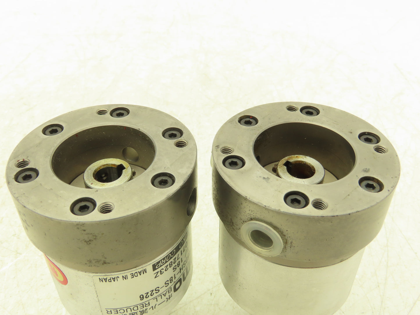 Kamo BR50SH-18S-S226 Ball Type Gearhead 18:1 Inline Reducer 8mm x 10mm Lot of 2