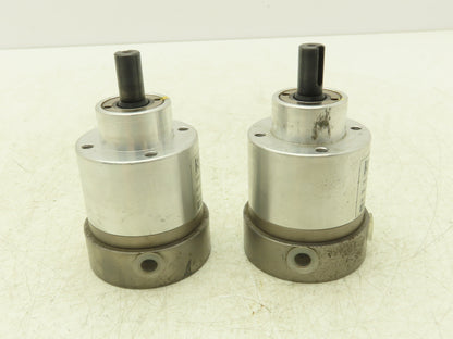 Kamo BR50SH-18S-S226 Ball Type Gearhead 18:1 Inline Reducer 8mm x 10mm Lot of 2