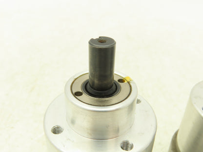 Kamo BR50SH-18S-S226 Ball Type Gearhead 18:1 Inline Reducer 8mm x 10mm Lot of 2