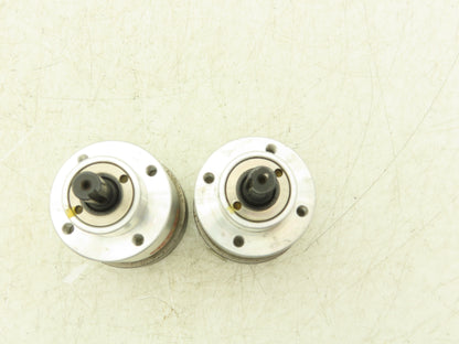 Kamo BR50SH-18S-S226 Ball Type Gearhead 18:1 Inline Reducer 8mm x 10mm Lot of 2