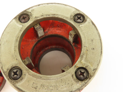 Ridgid 12-R Die Heads 1/4"- 3/8"-2" NPT Used W Hand Held Power Threaders