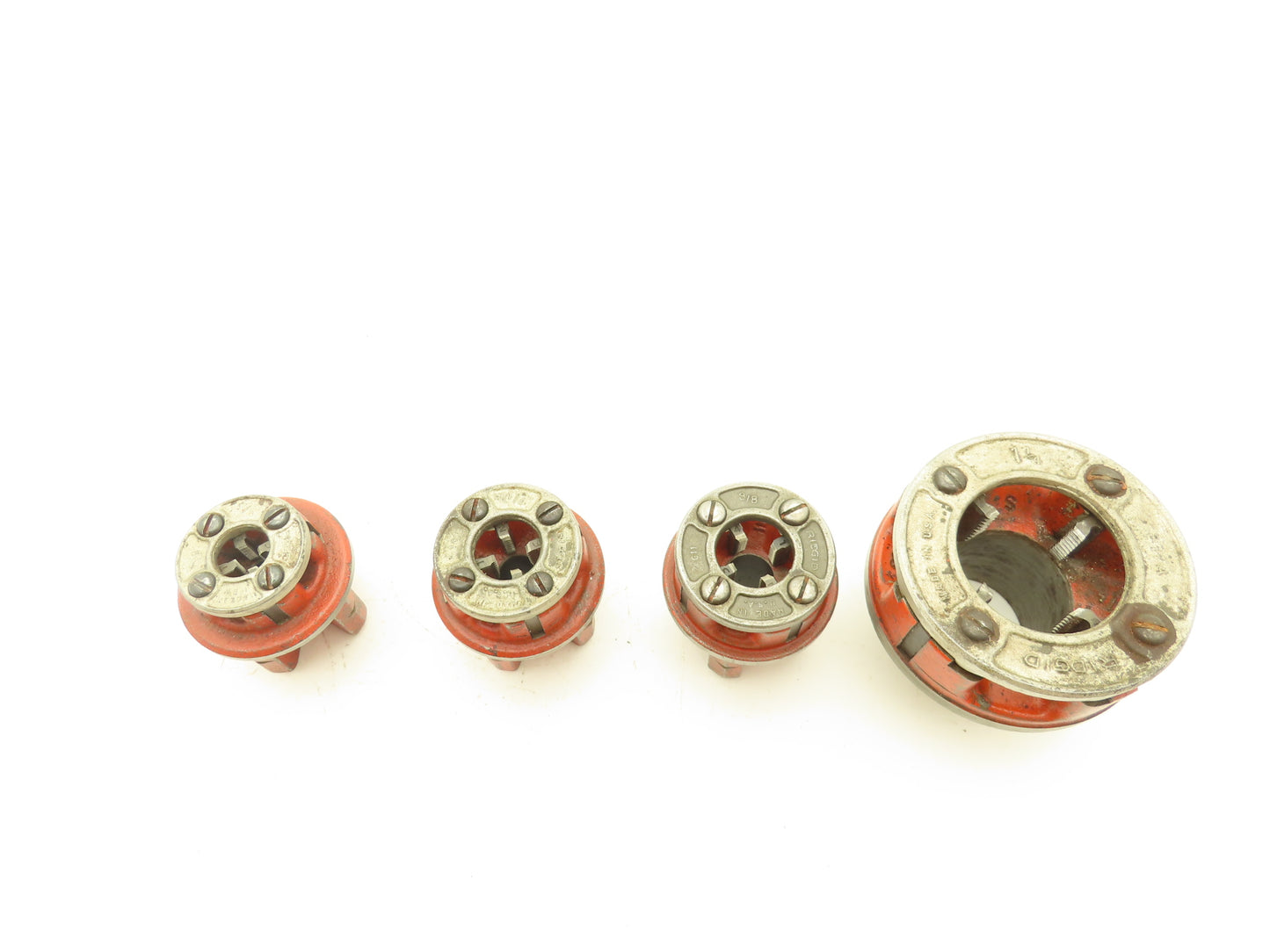 Ridgid 11-R Die Heads 1/8"-1/4"-3/8"- 1-1/4" NPT For Manuel Ratchet Threader