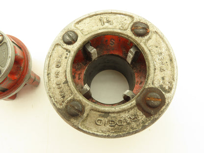 Ridgid 11-R Die Heads 1/8"-1/4"-3/8"- 1-1/4" NPT For Manuel Ratchet Threader