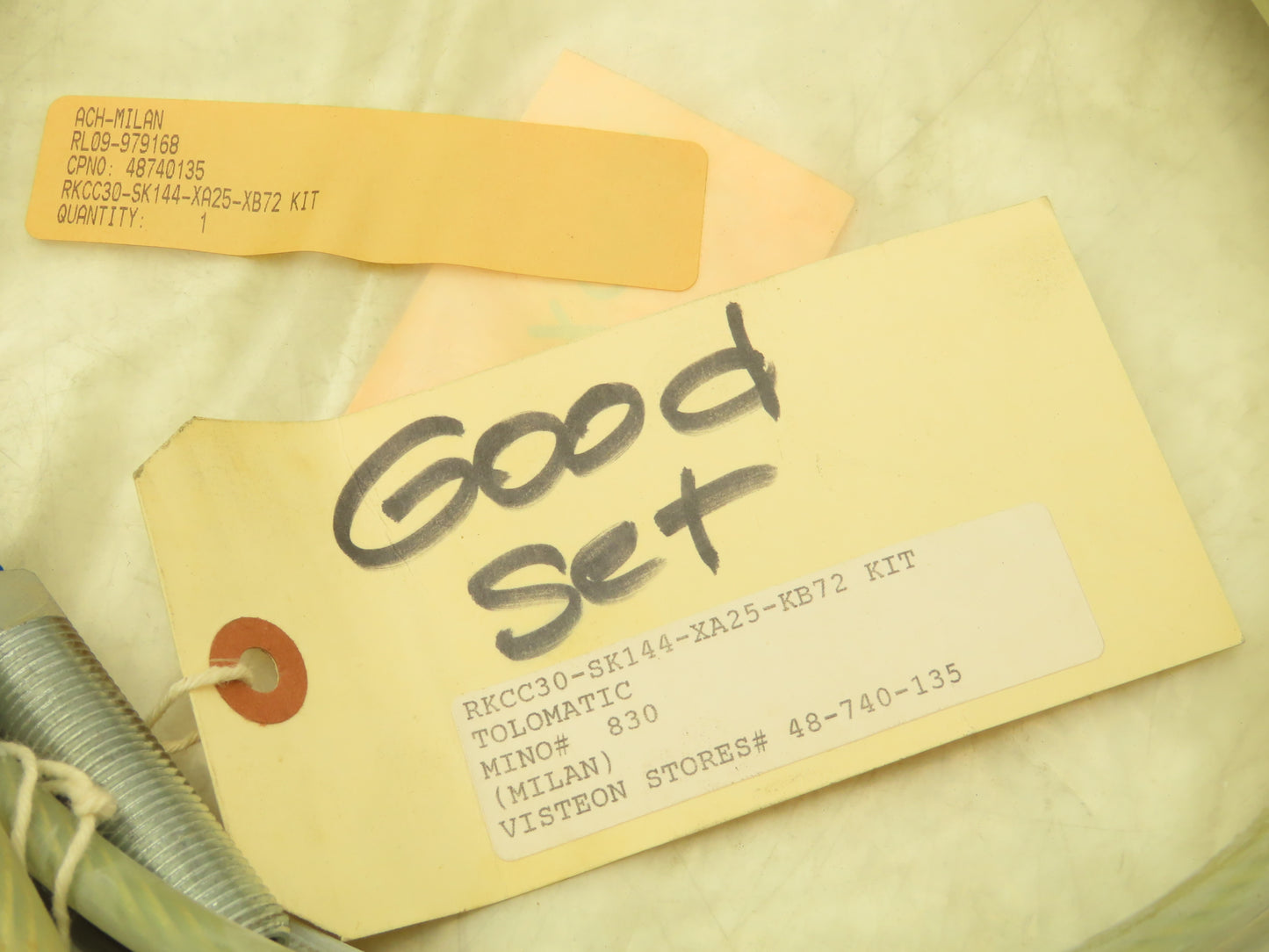 Tol-O-Matic RKCC30-SK144-XA25-KB72 Cable Assembly Rebuild Kit for Cable Cylinder