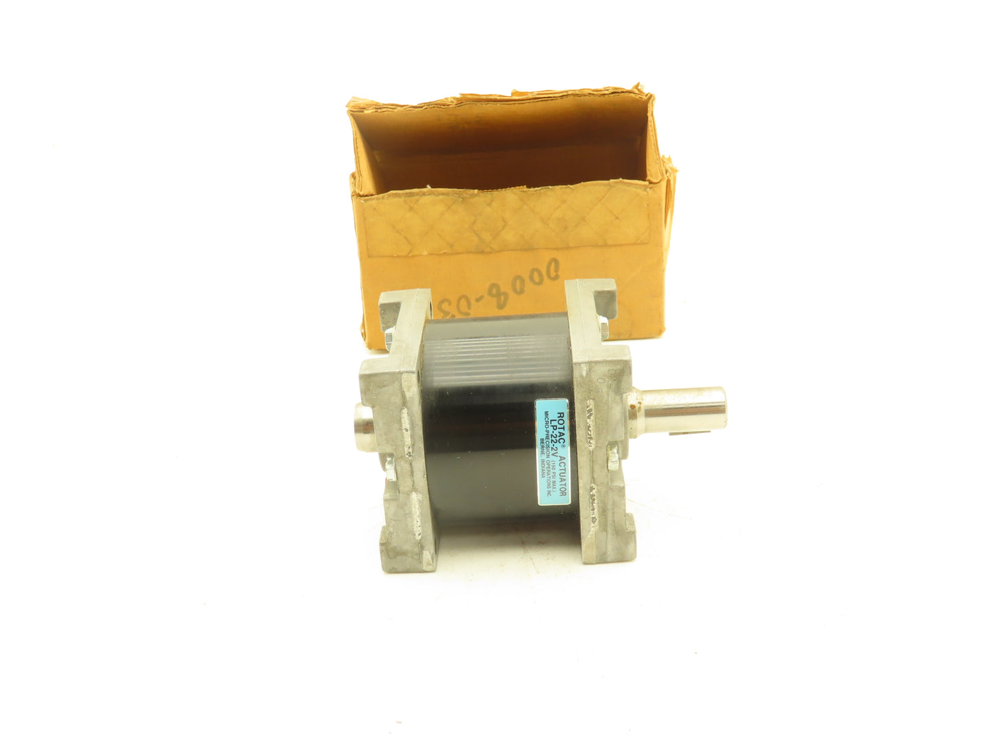 Rotac LP-22-2V Pneumatic Rotary Actuator Double Vane 150PSI 5/8" Shaft