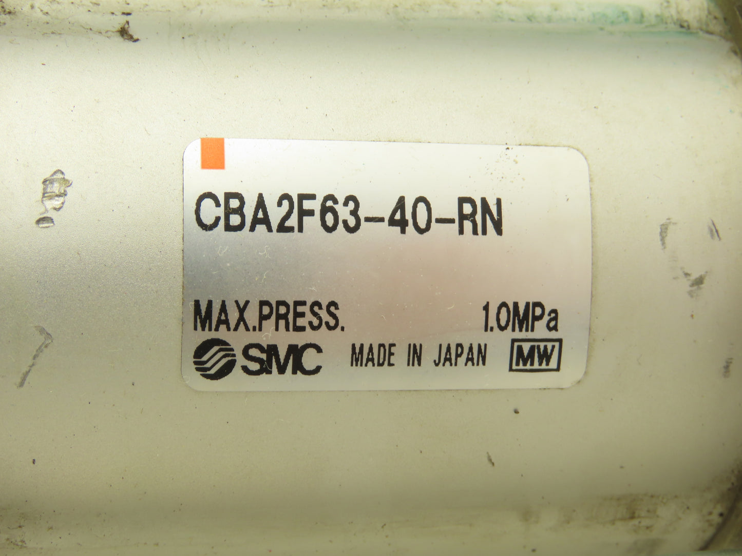 SMC CBA2F63-40-RN Pneumatic Air Cylinder 63mm Bore 40mm Stroke Rod Lock