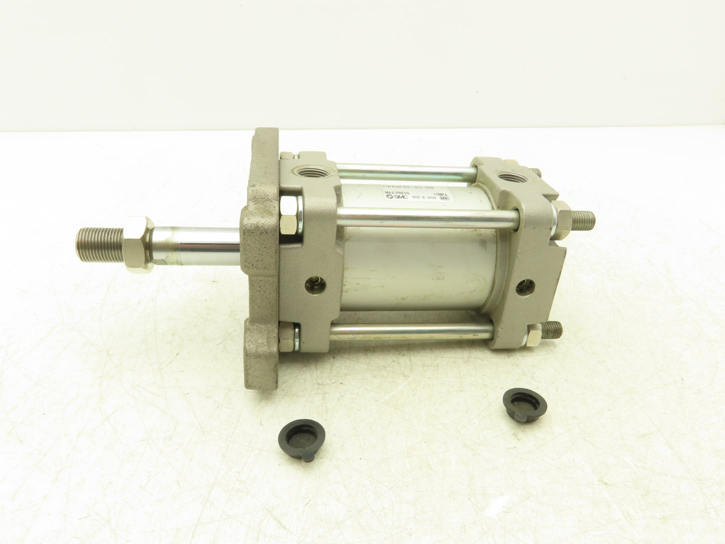 SMC CBA2F63-40-RN Pneumatic Air Cylinder 63mm Bore 40mm Stroke Rod Lock