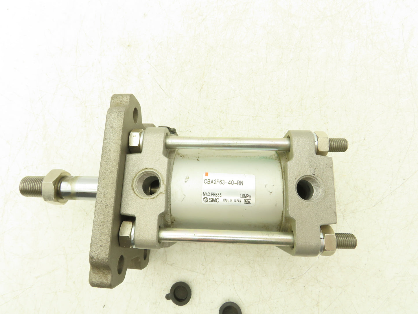 SMC CBA2F63-40-RN Pneumatic Air Cylinder 63mm Bore 40mm Stroke Rod Lock