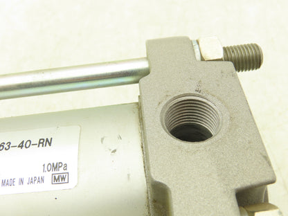 SMC CBA2F63-40-RN Pneumatic Air Cylinder 63mm Bore 40mm Stroke Rod Lock