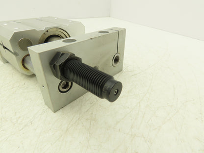 SMC Magnetically Coupled Rodless Pneumatic Air Cylinder 2" Stroke Slide Bearing