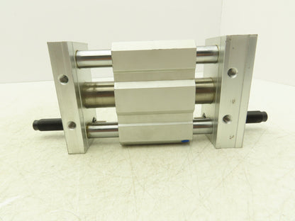 SMC Magnetically Coupled Rodless Pneumatic Air Cylinder 2" Stroke Slide Bearing