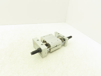 SMC Magnetically Coupled Rodless Pneumatic Air Cylinder 2" Stroke Slide Bearing