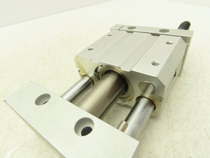 SMC Magnetically Coupled Rodless Pneumatic Air Cylinder 2" Stroke Slide Bearing