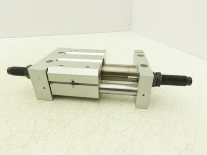 SMC Magnetically Coupled Rodless Pneumatic Air Cylinder 2" Stroke Slide Bearing
