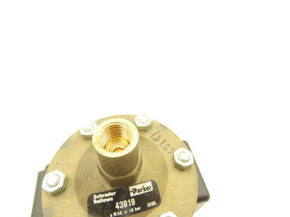 Parker 43019 Pneumatic English Toggle Switch Pilot Operated Valve 10Bar 145PSI