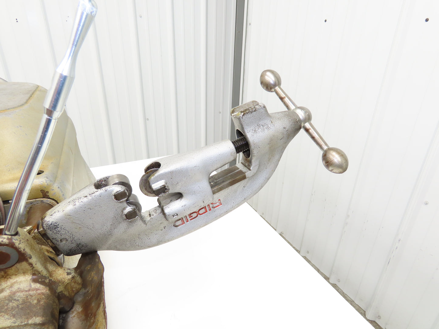 Ridgid 535 Power Pipe/Bolt Threader 120VAC 8A Die & Reamer Are OEM Went Through