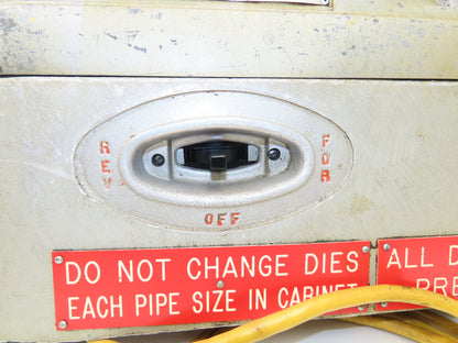 Ridgid 535 Power Pipe/Bolt Threader 120VAC 8A Die & Reamer Are OEM Went Through