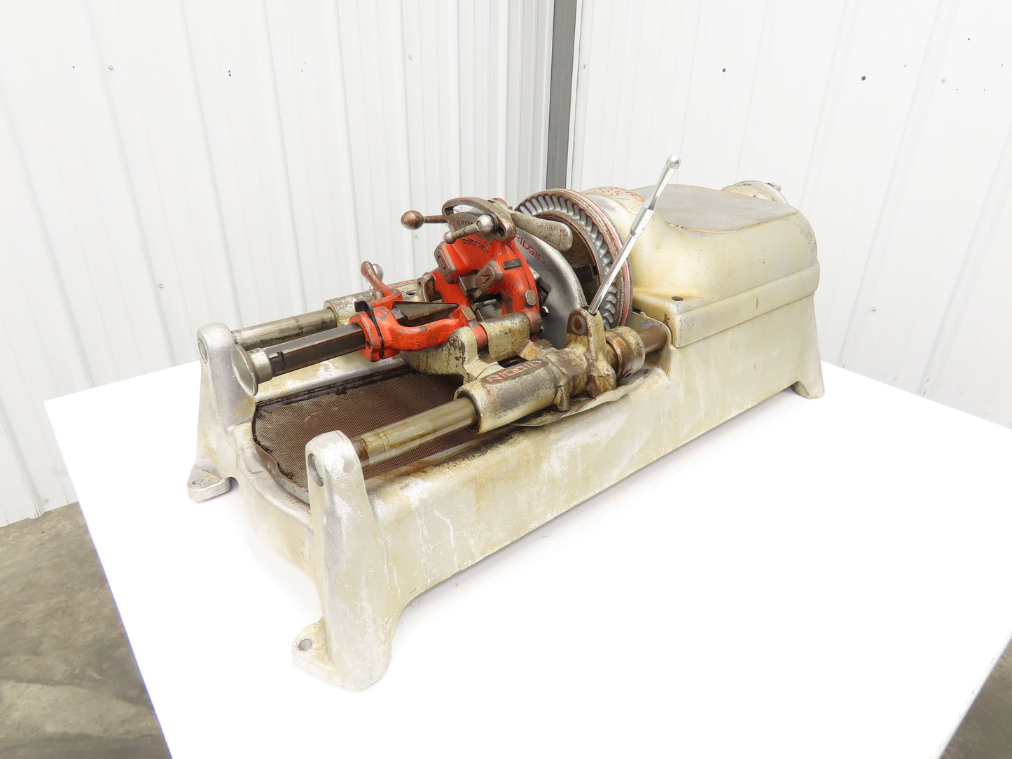 Ridgid 535 Power Pipe/Bolt Threader 120VAC 8A Die & Reamer Are OEM Went Through