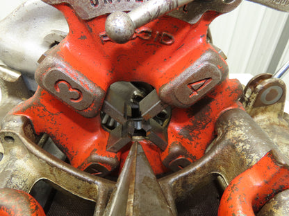 Ridgid 535 Power Pipe/Bolt Threader 120VAC 8A Die & Reamer Are OEM Went Through