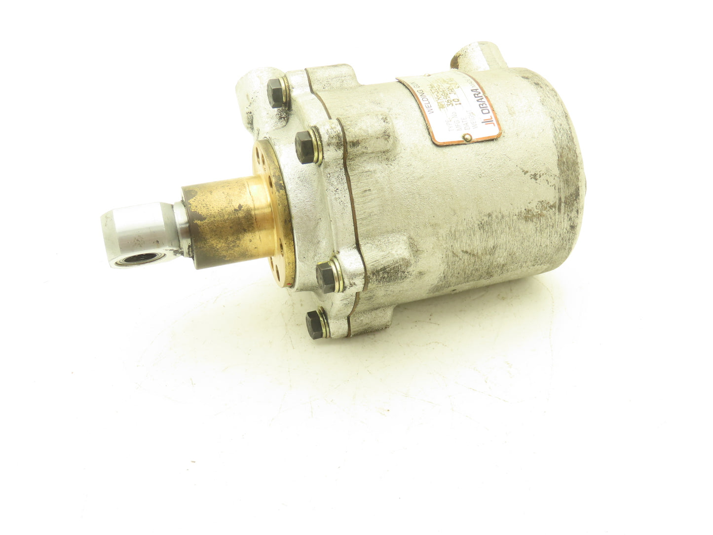 Obara RTX-3764 Pneumatic Linear Actuator For Welding Gun 3" Stroke 16mm Bearing