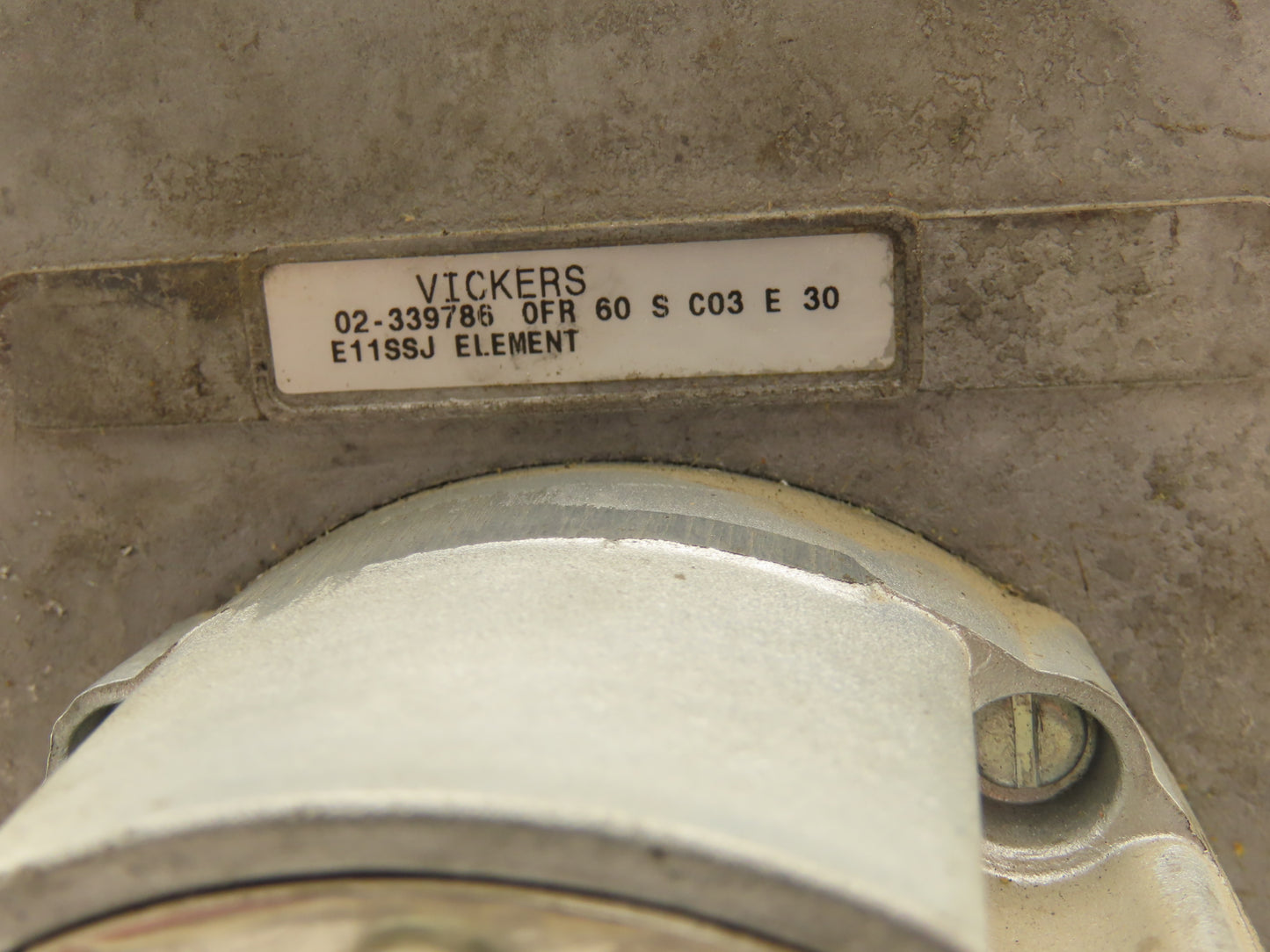 Vickers 02-339786 Hydraulic Filter Bypass Solenoid Valve 1.5" NPT 250VAC OFR 60