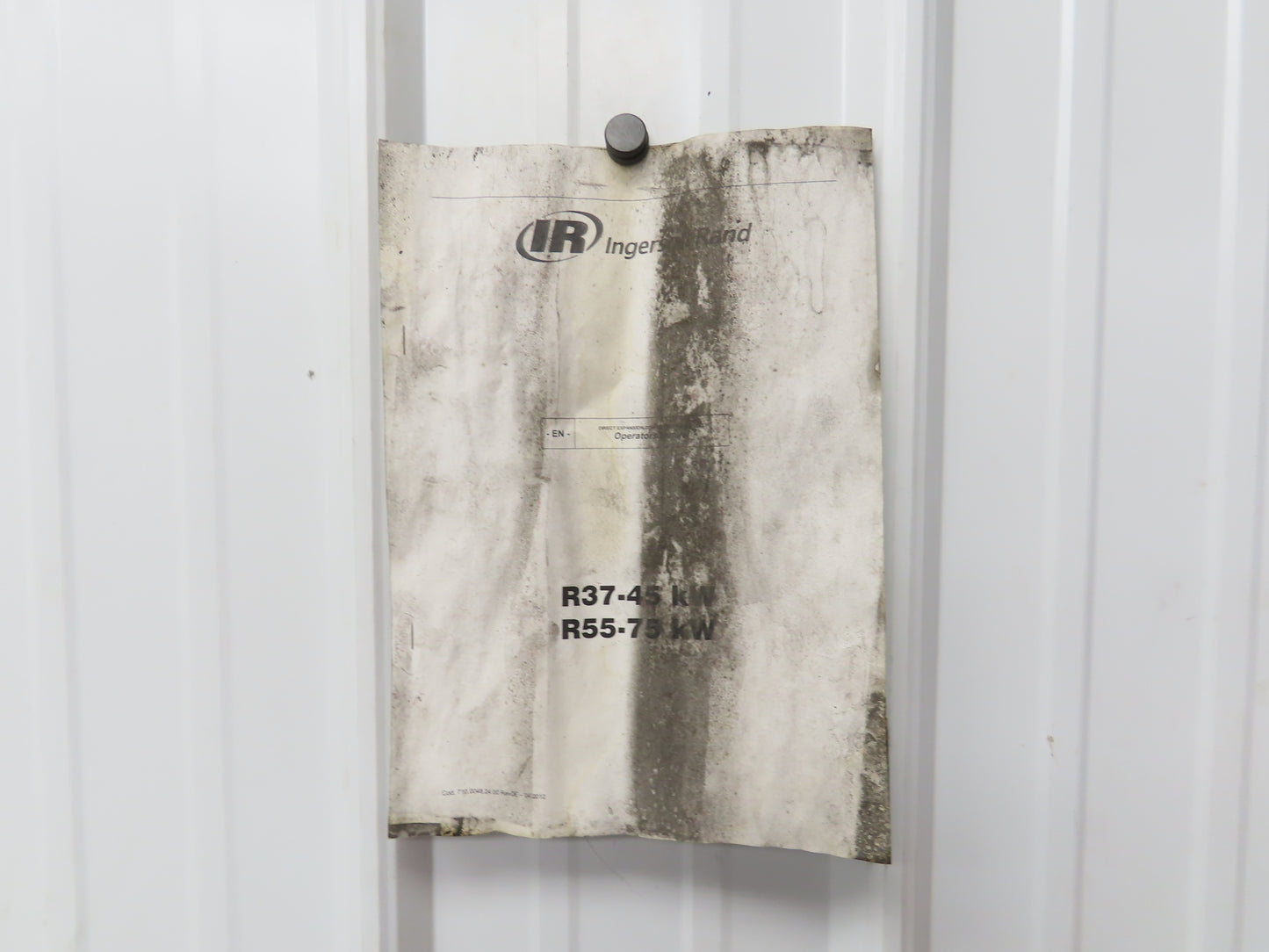 Ingersoll Rand R55-75 Air Compressor Refrigerant Air Dryer 490 SCFM 460V 3Ph IR