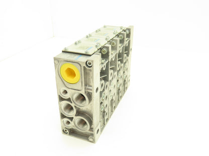 Festo VIGK-04-D-1 4 Station Pneumatic Solenoid Valve Manifold Assembly