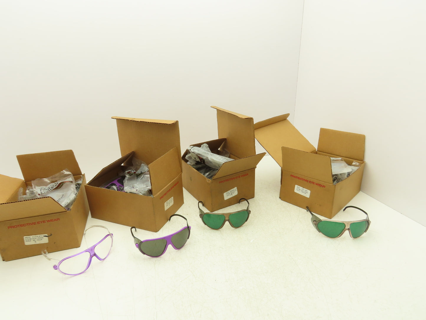 Jackson Protective Eyewear Safety Glasses Mixed Colors & Lens Tints Lot of 37