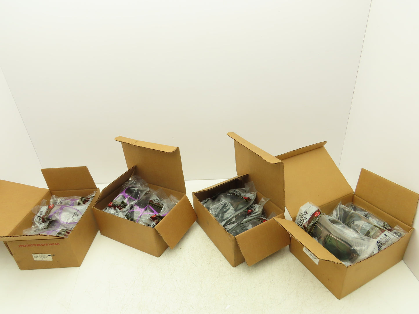 Jackson Protective Eyewear Safety Glasses Mixed Colors & Lens Tints Lot of 37