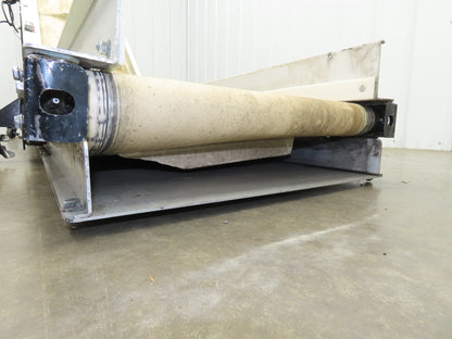 EMI Plastics Adj Incline Portable Belt Conveyor 20-45° 115V 1PH Adj Speed Drive