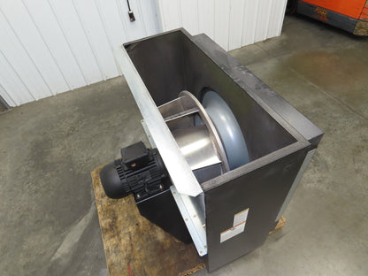 IR Screw Compressor 2.2kw Air Cooler Backward Incline Blower 230/460V 3PH