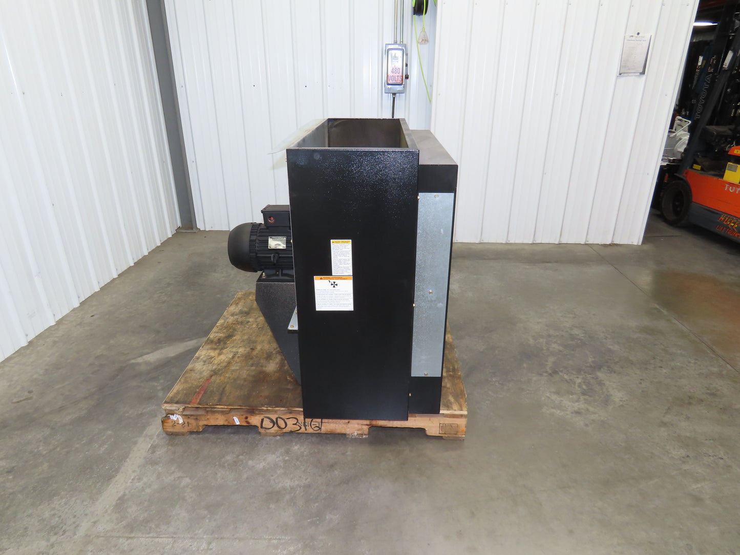 IR Screw Compressor 2.2kw Air Cooler Backward Incline Blower 230/460V 3PH